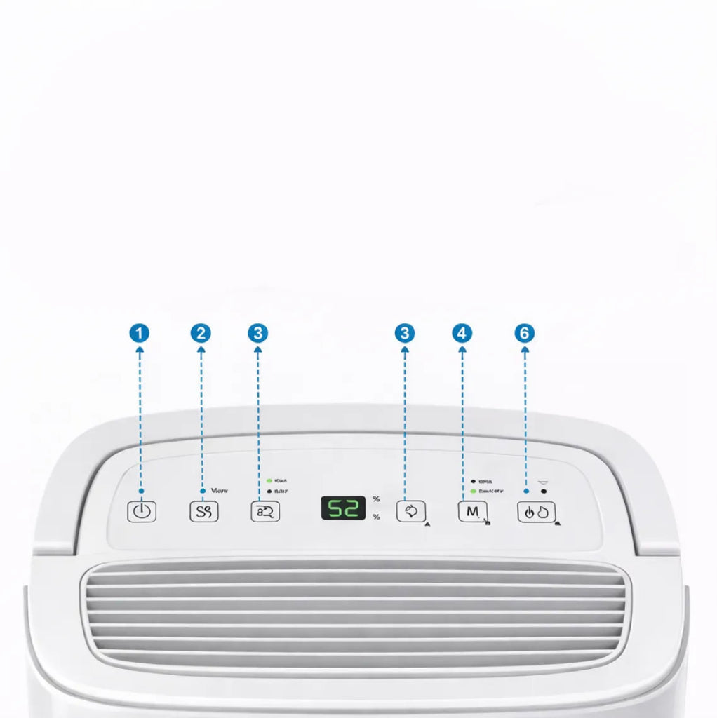 Déshumidificateur Compresseur Électrique 5L 30L/Jour