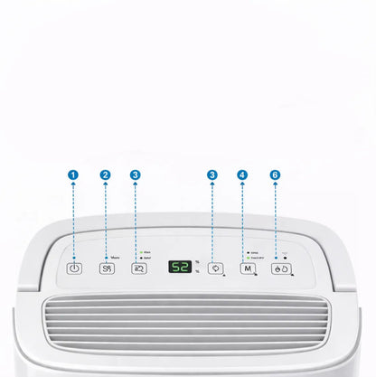 Déshumidificateur Compresseur Électrique 5L 30L/Jour